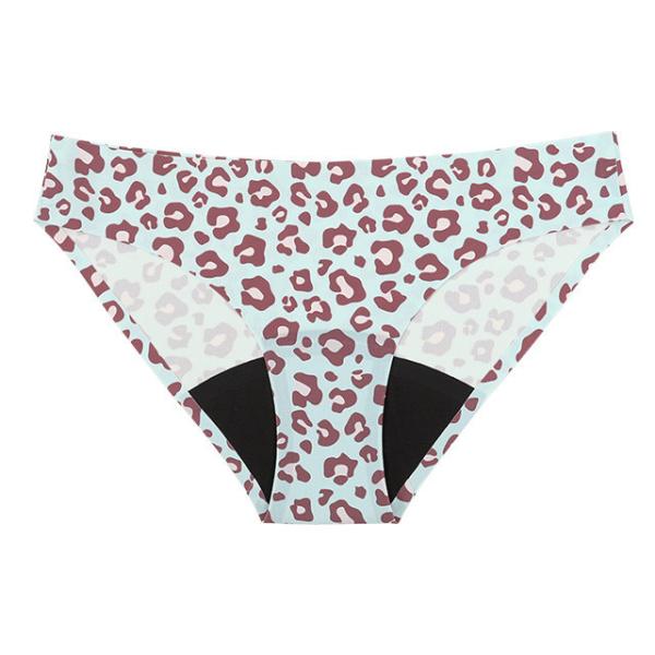 Buy cheap Breathable Sexy Period Underwear Seamless Leopard Ice Silk Underwear Women'S from wholesalers