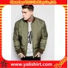 Buy cheap Male Vintage Ma1 Bomber Jacket With Crew Neck Collar Single Breasted from wholesalers