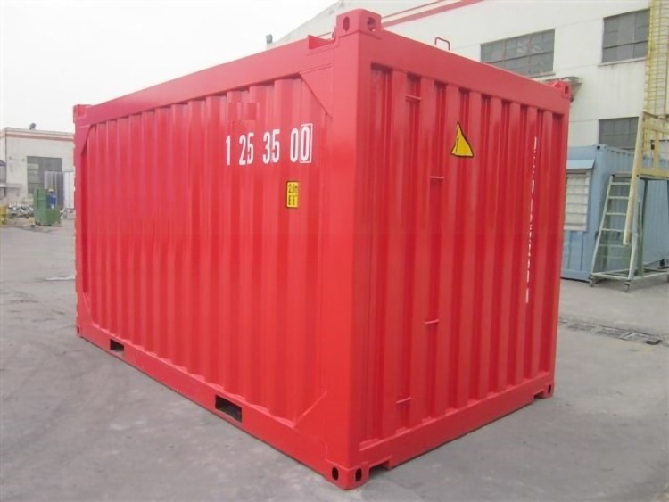 BV/LR/DNV Approved 15ft Dry Closed Box Offshore Container with 17 CBM Capacity and Corten Steel Material