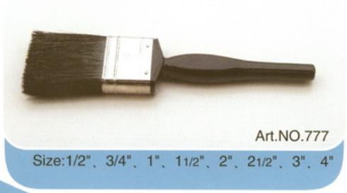 Buy cheap Chinese bristle plastic or wooden handle pure bristle paint brush No.777 from wholesalers