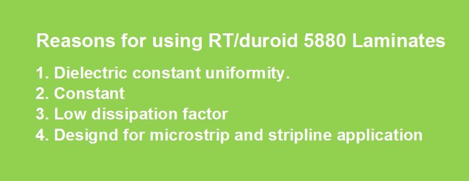 2 Layer Rogers RT/Duroid 5880 RF PCB Board With 10mil 20mil 31mil