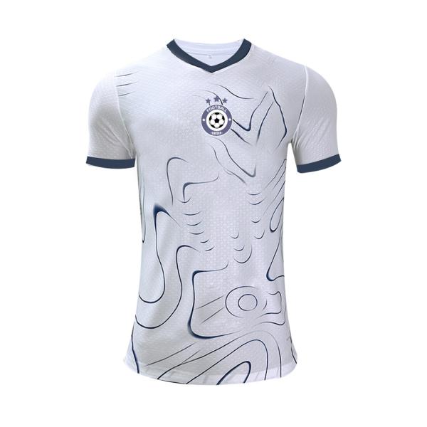Buy cheap Polyester Player Version Jersey Short Sleeve 140gsm / 145gsm Standard Thickness from wholesalers