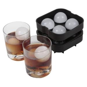 Buy cheap Stackable 4 Cavity Silicone Sphere Ice Cube Tray from wholesalers