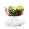 Buy cheap 12 inch eco-friendly lead-free crystal transparent dome glass cake stand with lid from wholesalers