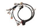PA Nylon Bellows Automotive Wiring Harness 500mm DB Connector