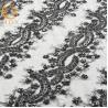 Buy cheap MDX Unique 3D Wedding Lace Fabrics / Black Embroidered Lace 80% Nylon from wholesalers