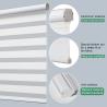 Buy cheap Customized Size Waterproof Room Darkening Zebra Blinds For Office Living Room from wholesalers