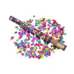 Metallic Foil Party Eco Friendly Wedding Confetti Poppers Transparent