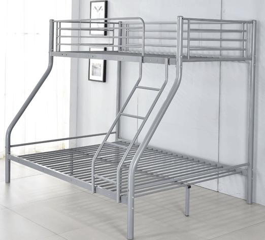 Buy cheap Childrens Metal Twin Loft Bed With Slide from wholesalers