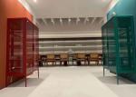 Decorative Metalspurc Glass , Flat Lami Tempered Glass