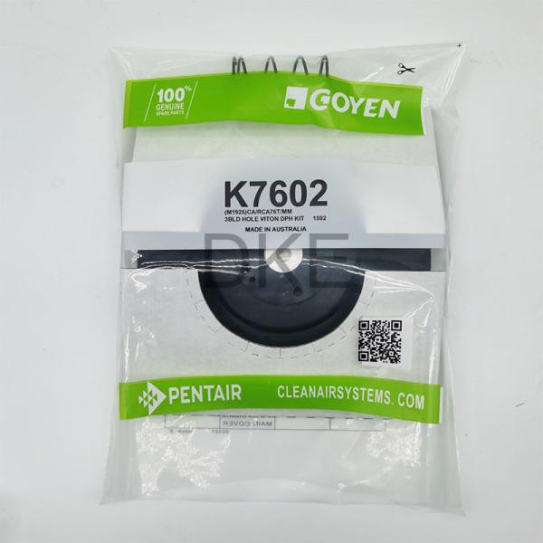 Buy cheap Goyen Dust Collector T Series FKM / Pulse Valve Diaphragm K7602 Size 3" CA76/RCA76,MM from wholesalers