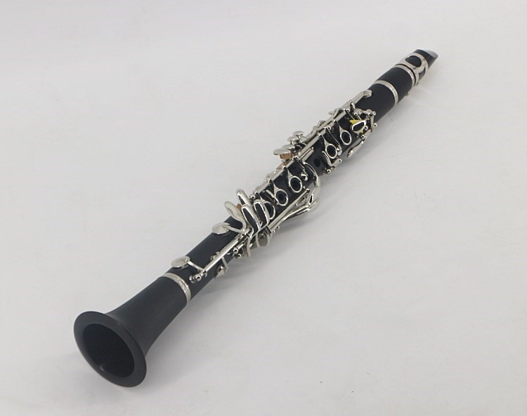constansa instrumentProfessional Performance Level Ebony Wood Silver Plated 18 Keys 4 Rings G Tone German Style Clarinet