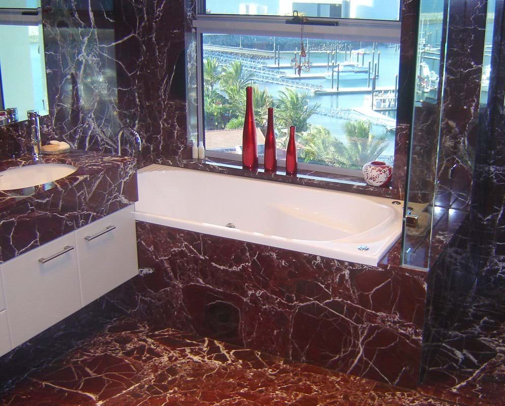 Rosa Levanto Marble Stone Tile Natural Stone Various Size For Villa