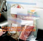 FDA food storage freezer bags reclosable k bags in color box, Double Seal
