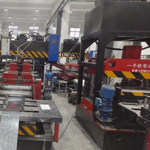 Buy cheap PLC Cable Tray Cover Making Machine 1-2mm Thickness Steel Hydraulic Cutting Type from wholesalers