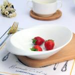 Modern Bistro Trapezoidal Salad Bowl Porcelain Durable