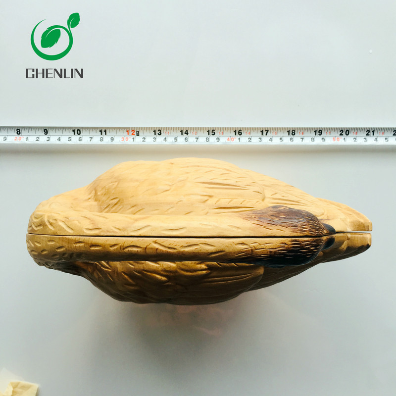 Odorless Leather Wooden Clutch Hand Bag Swan Shaped Large Capacity For Anniversary