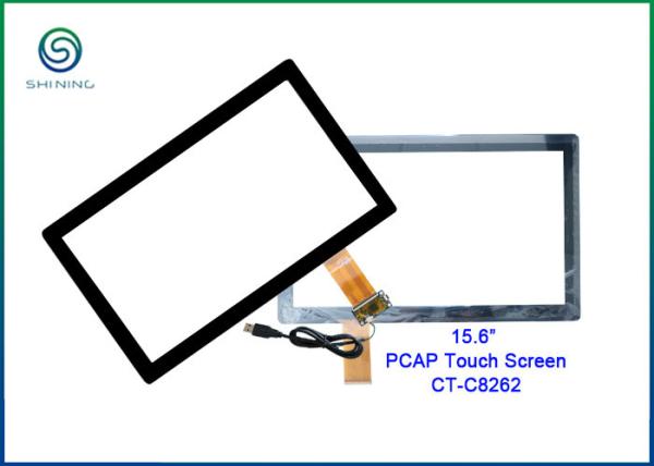 Buy cheap 15.6 Inch PCAP Touchscreens Projected Capacitive With Strengthened Cover Glass from wholesalers