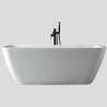 Buy cheap Modern Design Indoor Oval White Acrylic Freestanding Bathtub from wholesalers