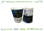 12OZ Disposable Single Wall Cold Beverage Paper Cups Color Printing