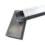 Lightweight Silver Perforated Steel Metal Cable Trays For Data Center Wiring