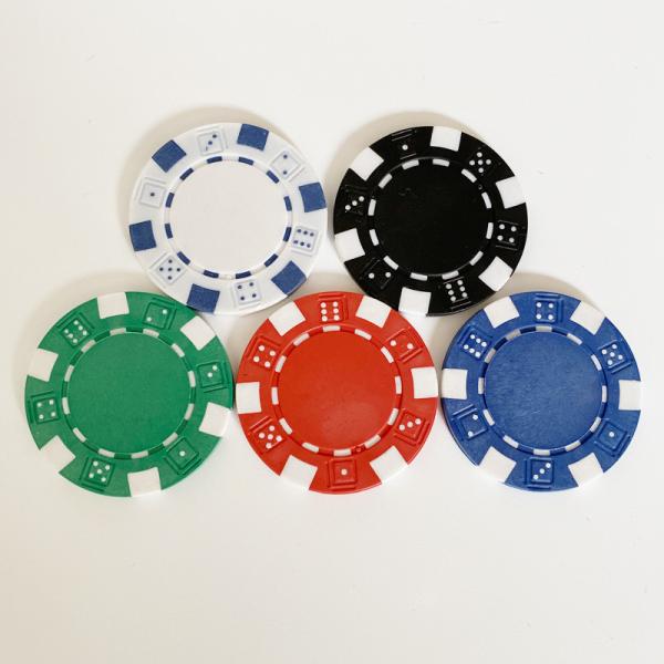 Buy cheap 40mm Casino ABS Blank Poker Game Chips Set Customized Logo from wholesalers
