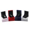 Buy cheap Handmade Embossed Blue Jewelry Packaging Box for My Velvet Necklace and Blue Ring from wholesalers