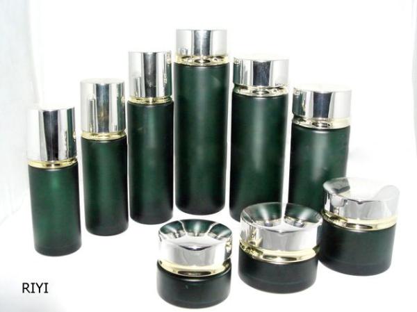 Buy cheap Custom Colored Empty Emulsion Cosmetic Glass Bottles and Jars 80ML 40ML from wholesalers