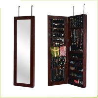 Buy cheap Wooden Veneer Handmade Suspension Hanging Mirror Jewelry Armoire product