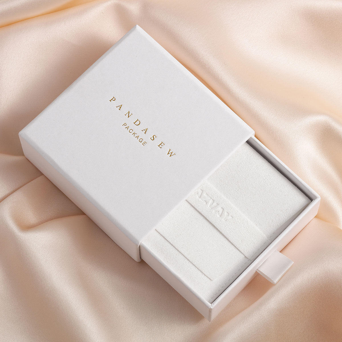 Cardboard Minimalist Jewelry Gift Necklace Presentation Box Storage Pink ODM