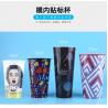 Buy cheap 750ml Plastic Label Cup Customized Logo , Iml In Mould Labeling 24oz from wholesalers
