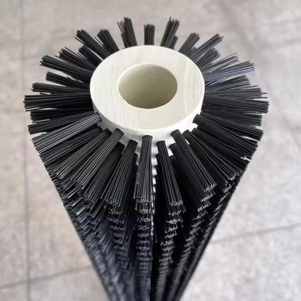 Buy cheap PP Base Material Nylon Cylinder Rotary Cleaning Roller Brush from wholesalers