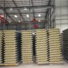 Buy cheap corrugated prepainted blue metal steel rock wool sandwich panel for roof from wholesalers