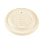 100% Recyclable Sugarcane Bagasse Screw On Lids For 8oz 12oz 16oz Cups
