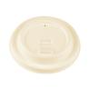 Buy cheap Eco Friendly Sugarcane Fiber Pulp 90Mm Flat Paper Cup Lids Reusable For Ice Cream And Smoothie from wholesalers