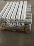 Silver Grey Silicone Coated Fiberglass Fabric For Fireproof Removable Insulation