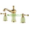Buy cheap basin faucet,brass three-hole basin mixer,bathroom faucet,chrome finished,bathroom accessories from wholesalers
