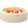 Buy cheap 10 Inch Lid Dim Sum Bamboo Steamers , Rice Bamboo Momo Steamer Basket Kitchen from wholesalers