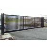 Buy cheap House Gates Design Garden Black Iron Fence Panels , Outdoor Metal Fence from wholesalers