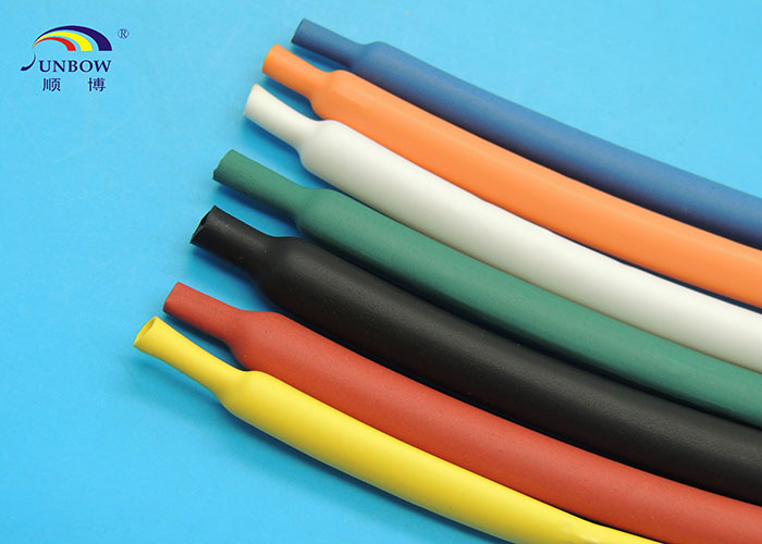 RoHS Compliant Irradiated Flexible Heat Shrinkable Polyolefin Tubing 13.0mm Black