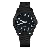 Buy cheap Black Plastic Quartz Watch 12mm Polyester Minimalism 3ATM Ocean Plastic product