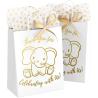 Buy cheap Cartoon Baby Girl Gift Paper Bag With CMYK 4 Color Offset Printing and Folding Style from wholesalers