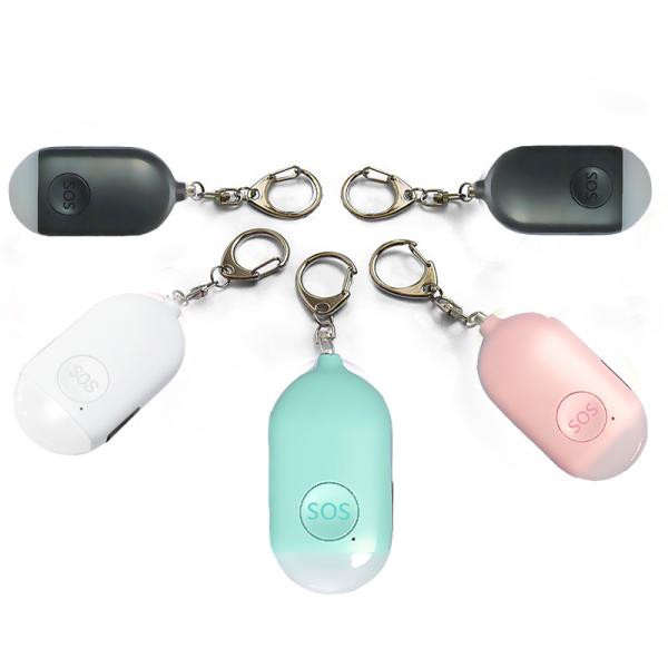 Buy cheap Rechargeable LED Flashlight Sos Self Defense Siren Emergency Siren Alarm Keychain from wholesalers
