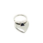 Siliver Metal Keychain Holder With Customized Logo In Individual Polybag