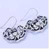 Buy cheap Sterling Silver 925 Engraved Flowers Dangle Earring (XH042982W) from wholesalers