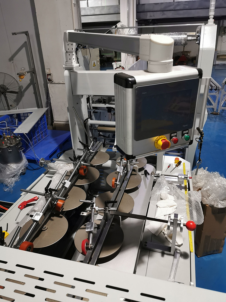 PLC Control Fast Food Paper Bag Manufacturing Machine 8500kg