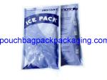 Ice pack bag, high quality plastic bag for ice and gal, 138 microns