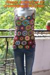 Sexy Crochet Crop Top Tank Women Lace Trim Camisole T Shirt Women Blusas