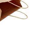 Buy cheap Natural Kraft Paper Bags 8" X 4 1/2" X 10 1/4" Kraft Shopping Bags With Handles from wholesalers