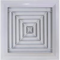 Buy cheap Iso 9001 Air Conditioner Accessories Square Aluminium Louvre Vents And Grilles product